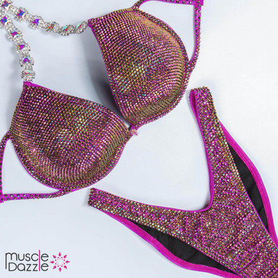 Volcano Pink Competition Bikini | Explode into Color!