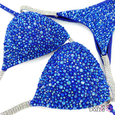 【美品】競技用ビキニ コンテスト用 パープル グラデーション Purple Sapphire Competition Bikini | Inspiring Color
