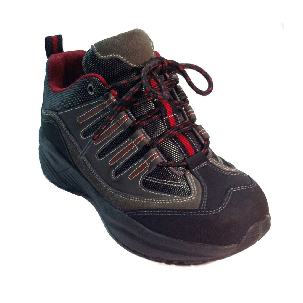 Women's Orthopedic Shoes For Hiking Grey / Red by Genext