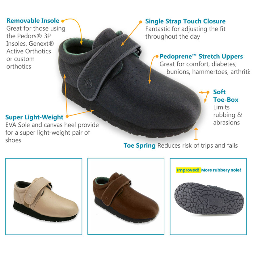 Shoes For Swollen Feet / Edema Feet / Lymphedema - Pedors Classics