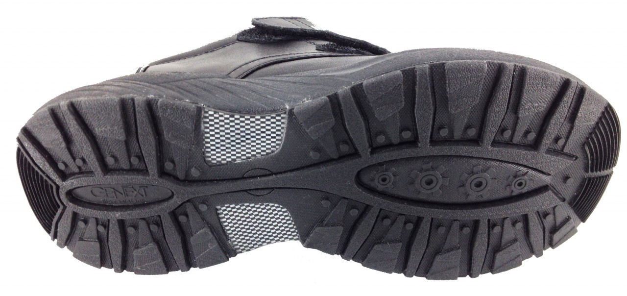 Orthotic Shoes For Men - Black - Laces - Genext