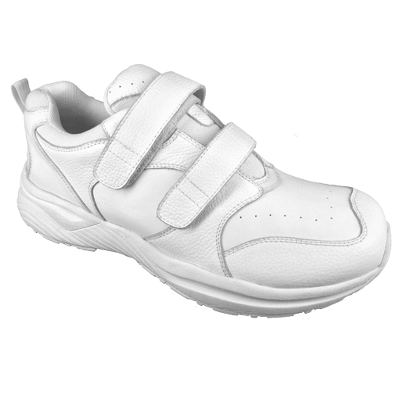 Genext White Athletic Shoes Velcro
