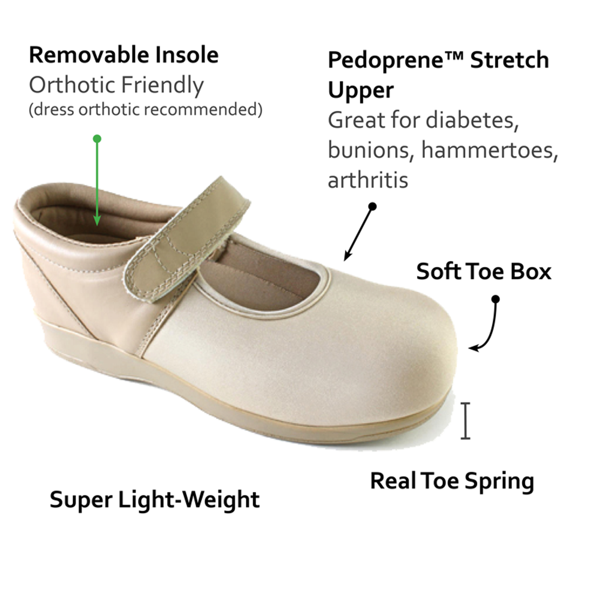 stretchable shoes hammertoes