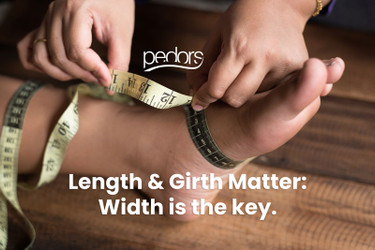 For Shoes Length & Girth Matter. Width is the Key