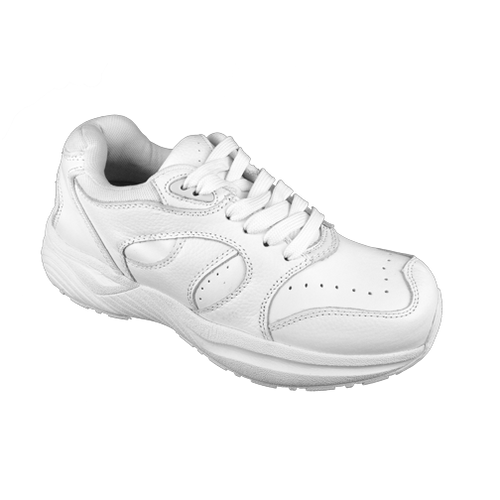 Genext Pedors Athletic Lace Womens White Profile View