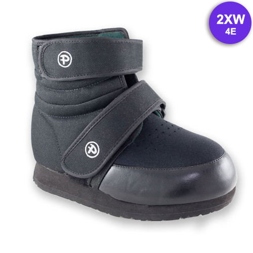High Top Boot for Swollen Feet Hammertoes and Orthotics - 4E Width - Pedors 600-H - Widths Badge 