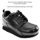 Walking Shoes For Swollen Feet Hammertoes and Orthotics - Pedors Stretch Walker - Lace Up Features