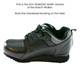 Walking Shoes For Swollen Feet Hammertoes and Orthotics - Pedors Stretch Walker - Laces Instep