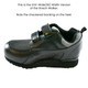 Walking Shoes For Swollen Feet Hammertoes and Orthotics - Pedors Stretch Walker - Touch Closure Instep