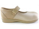 Mary Jane Stretch Shoes For Bunions and Mildly Swollen Feet - Pedors - Beige Instep View