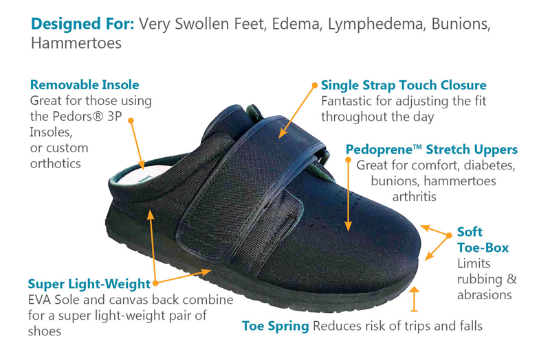 The Shoes For Swollen Feet Company – Pedors Shoes Official Website