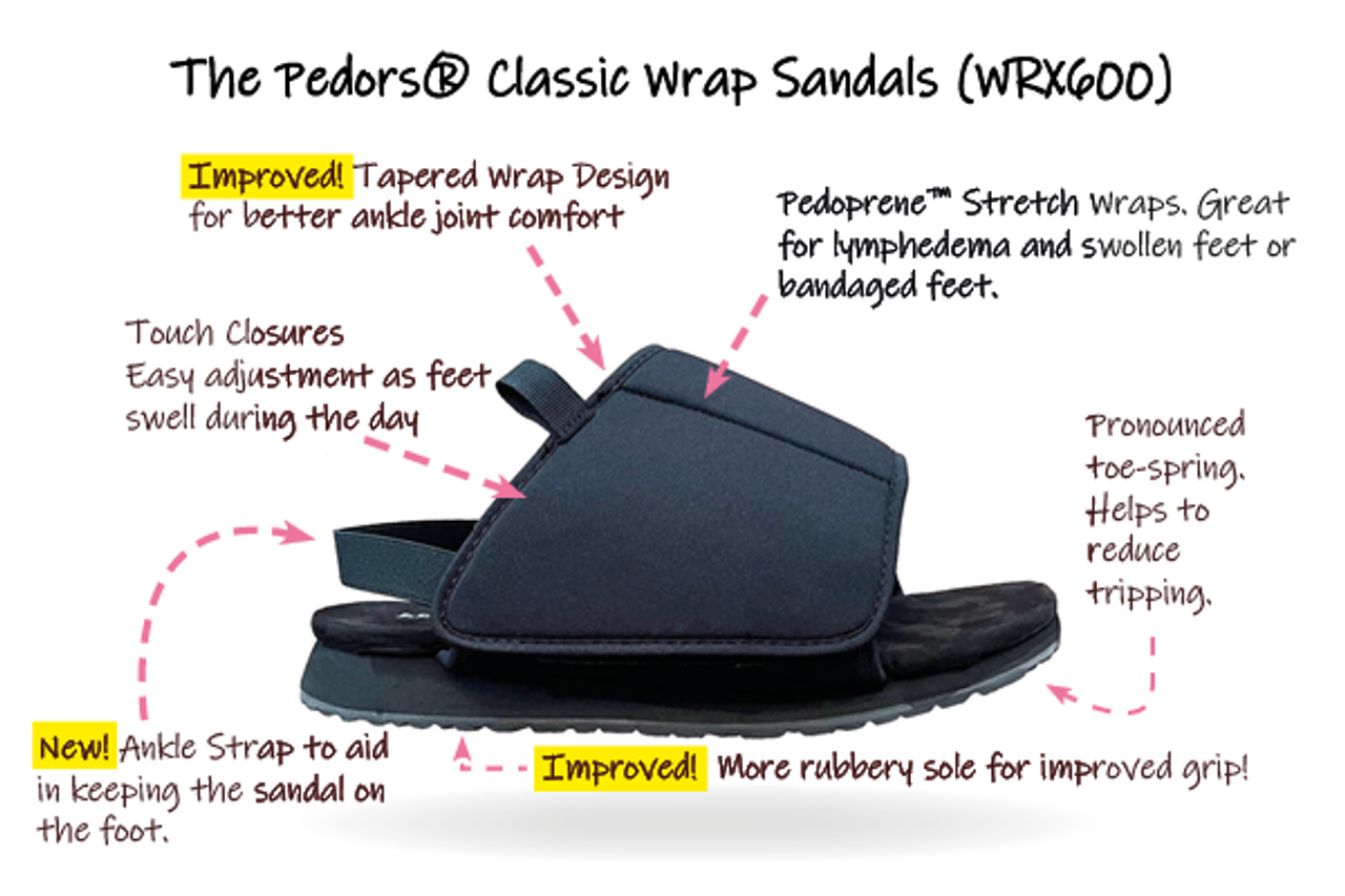 Pedors Wrap Sandal Features & Benefits