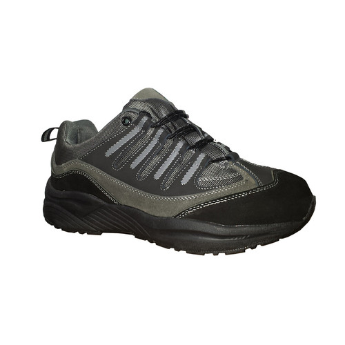 Extra Wide Hiking Shoes For Men - Black / Grey - Genext