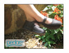 Mary Jane Stretch Shoes For Bunions and Mildly Swollen Feet - Pedors - Black Lifestyle Image