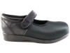 Mary Jane Stretch Shoes For Bunions and Mildly Swollen Feet - Pedors - Black Side View