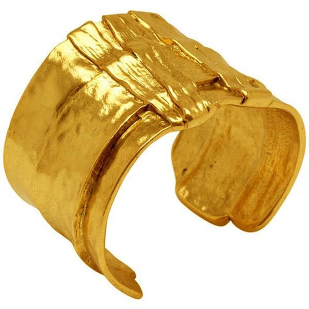 Karine Sultan Gold Ox Cuff Bracelet