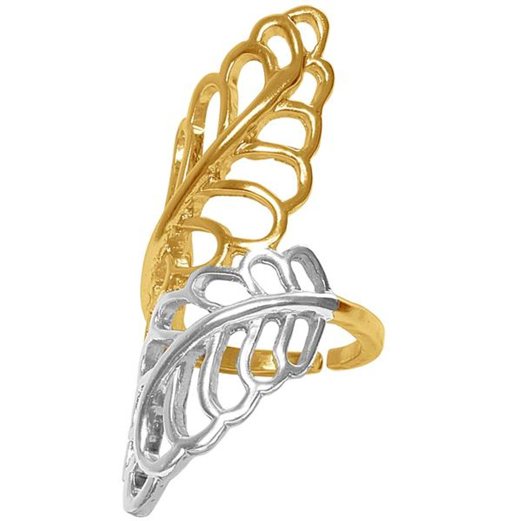 Karine Sultan Gold & Silver Statement Ring