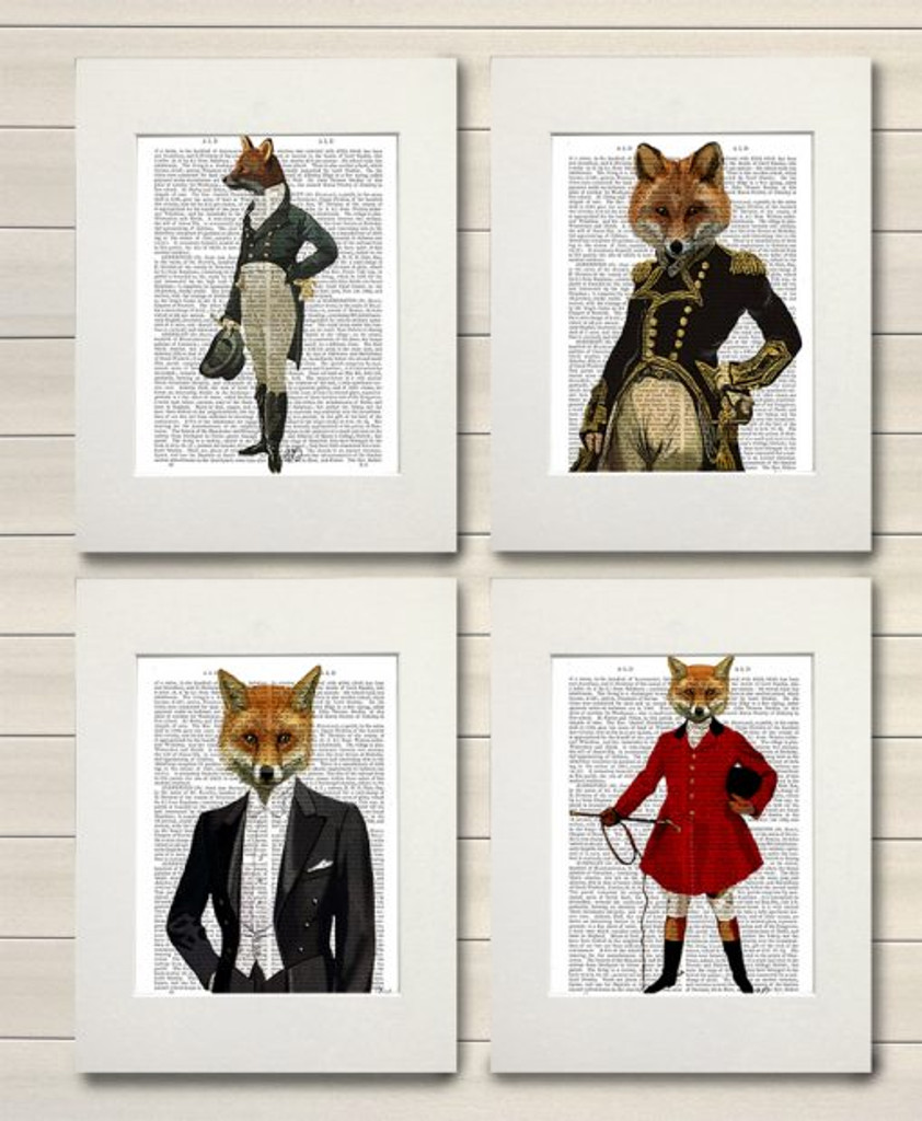 Fox Collection matted