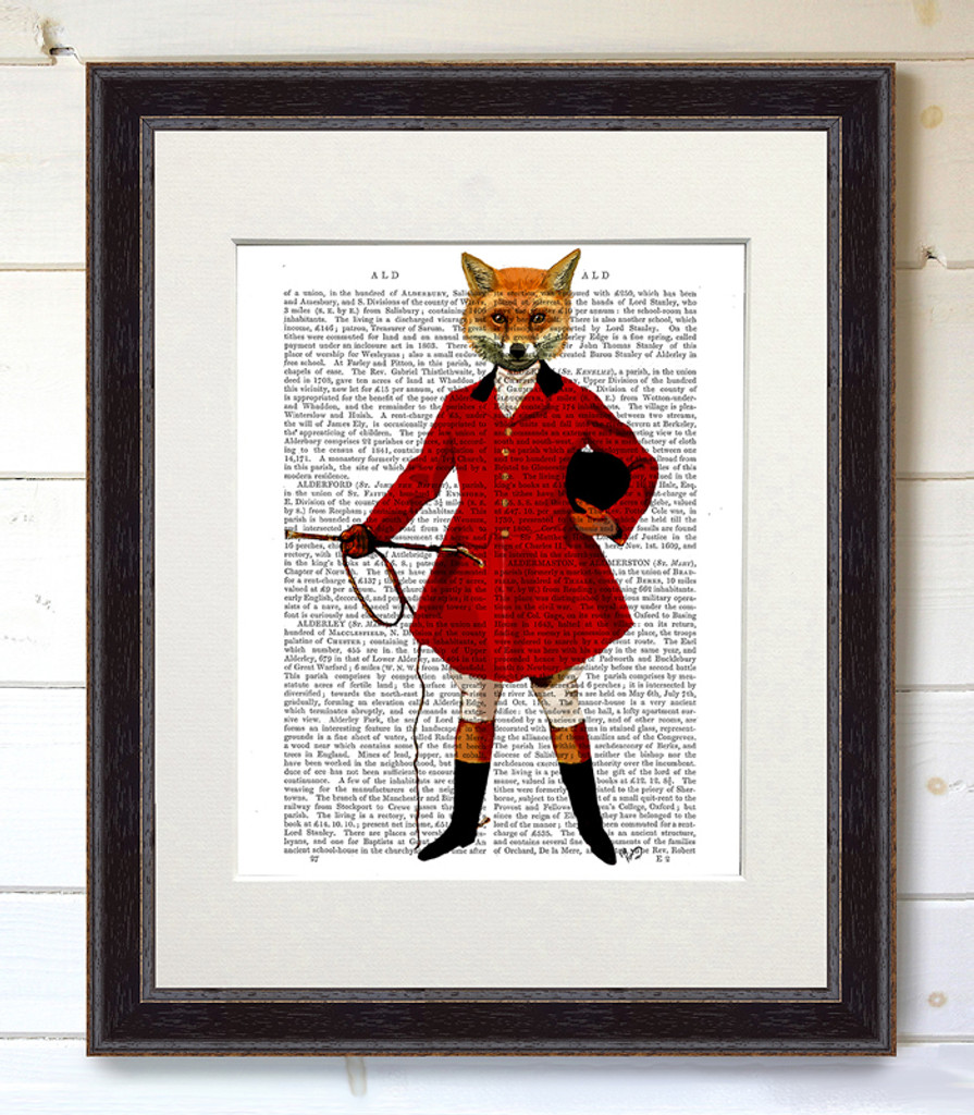 Fox Hunter 2 - in a black frame