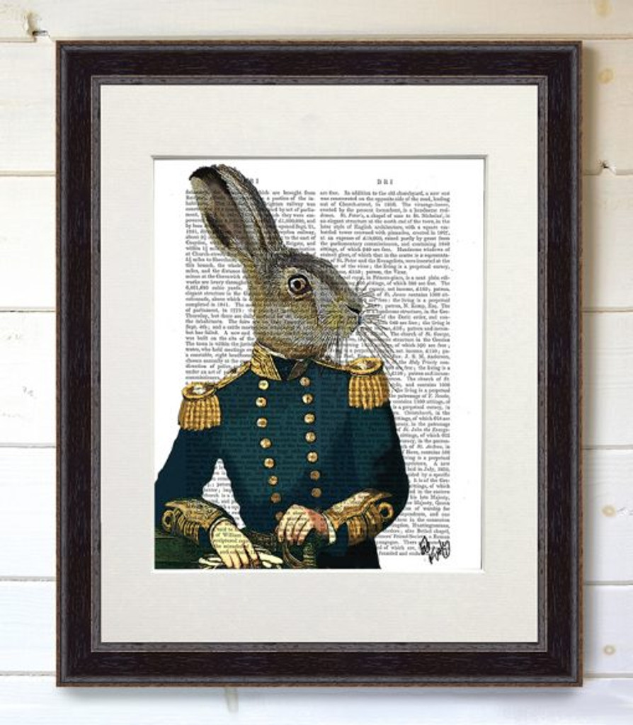 Lieutenant Hare in Black Frame