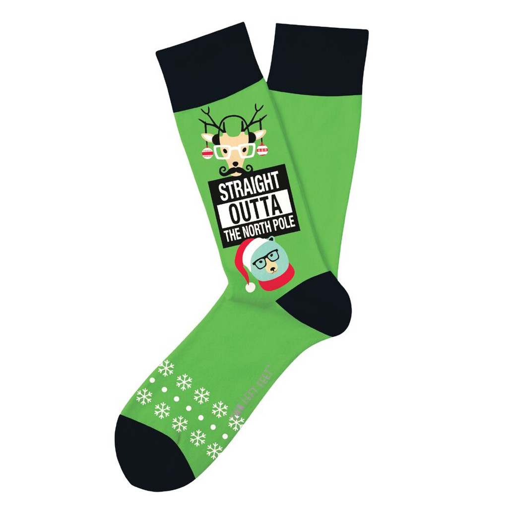 Straight Out of the North Pole Unisex Socks