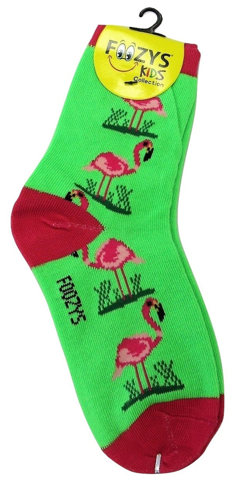 Flamingo Girl's Socks - Two Pairs