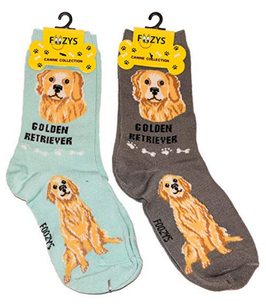 Golden Retriever Lover Socks - Two Pairs