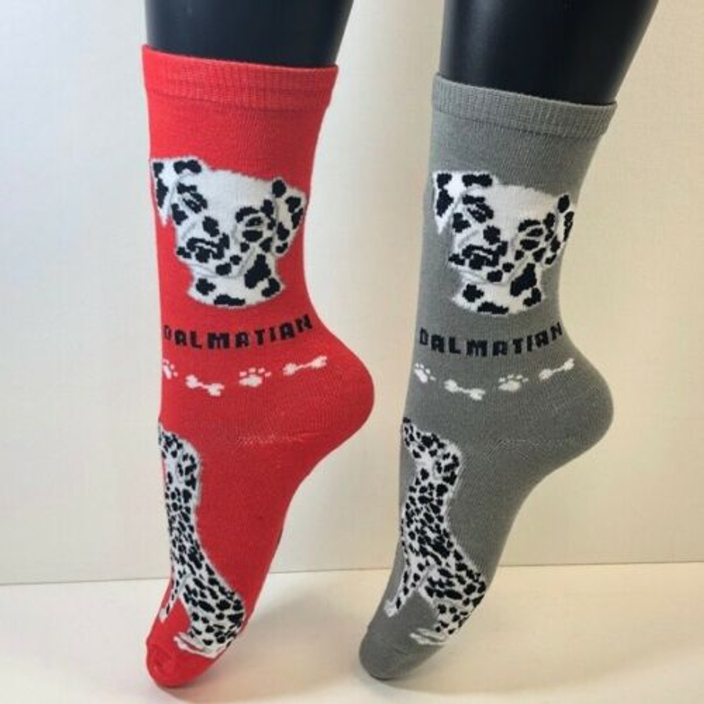 Dalmatian Dog Lovers Socks - Two Pairs