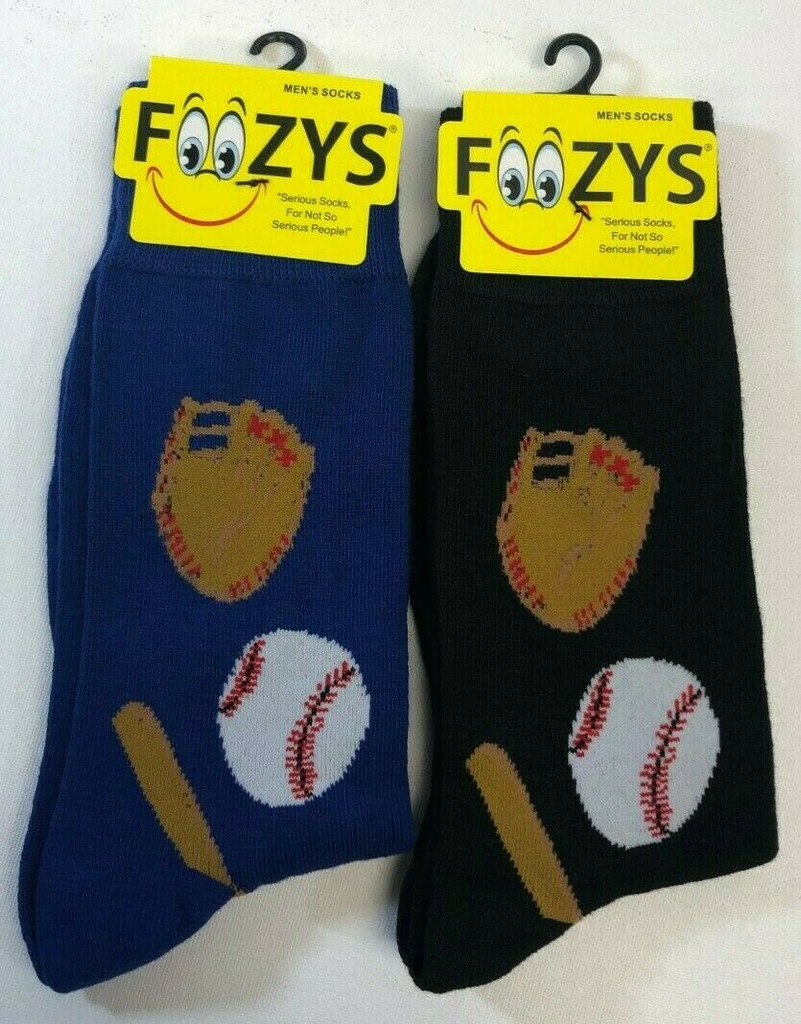 FOOZYS Men's Baseball Socks - Two Pairs