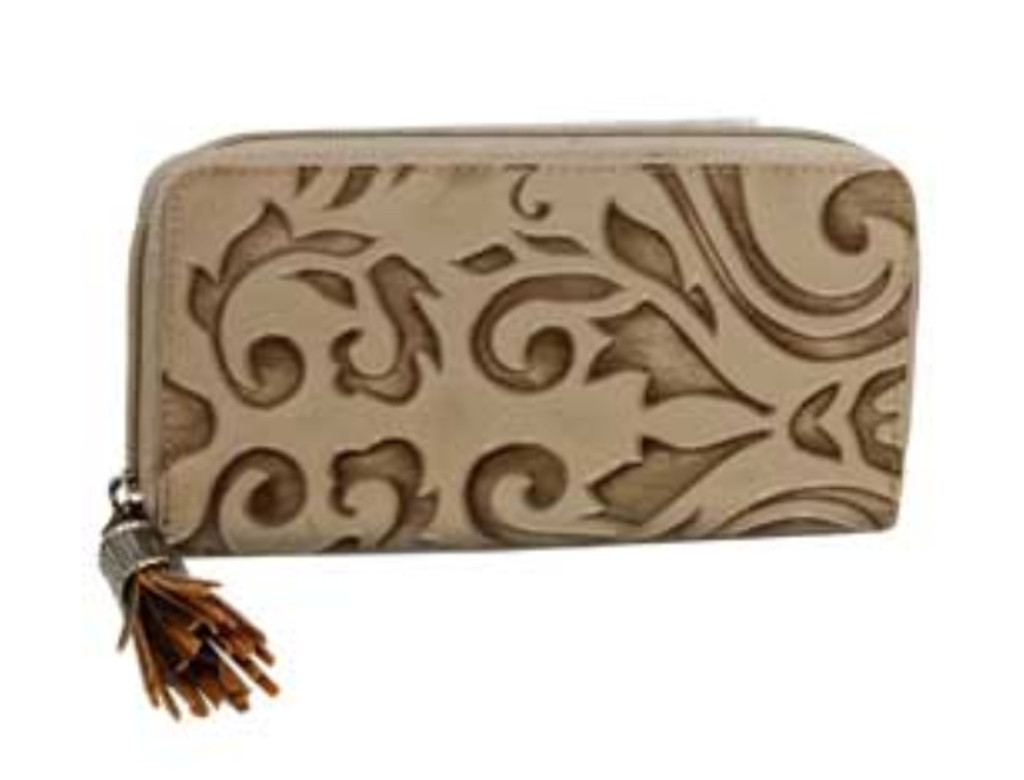 Odessa Embossed Sable Wallet