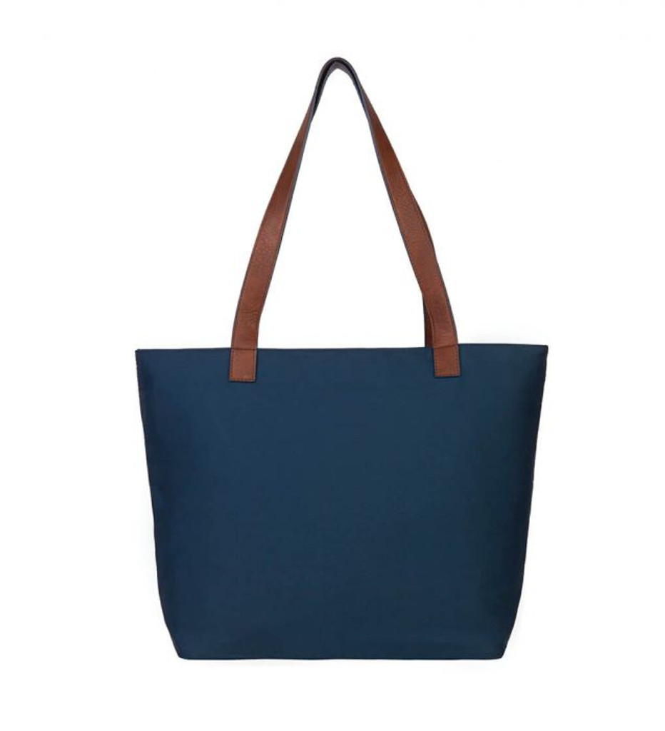 Katie 2 Pc Tote Set - Tote with Bonus Bag in Navy