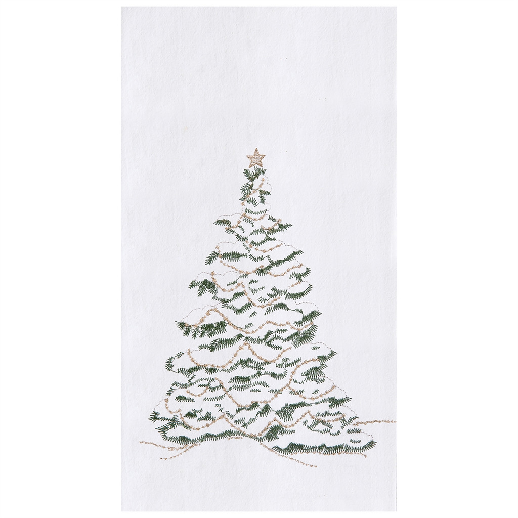 Golden Greenery Flour Sack Towel - Kitchen or Bar
