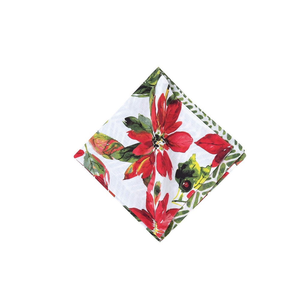 Poinsettia Berries Tabletop Placemats & Napkins
