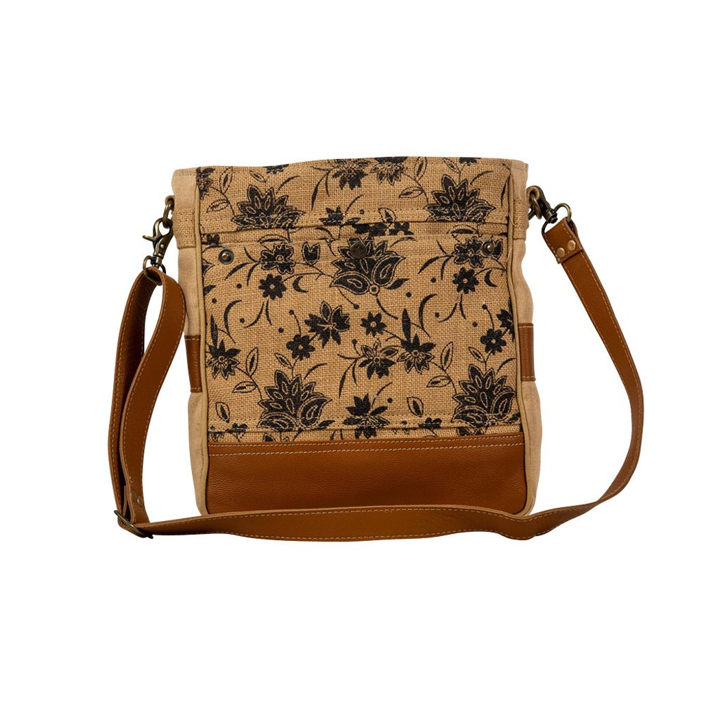 Tazzie Woven Floral Shoulder Bag