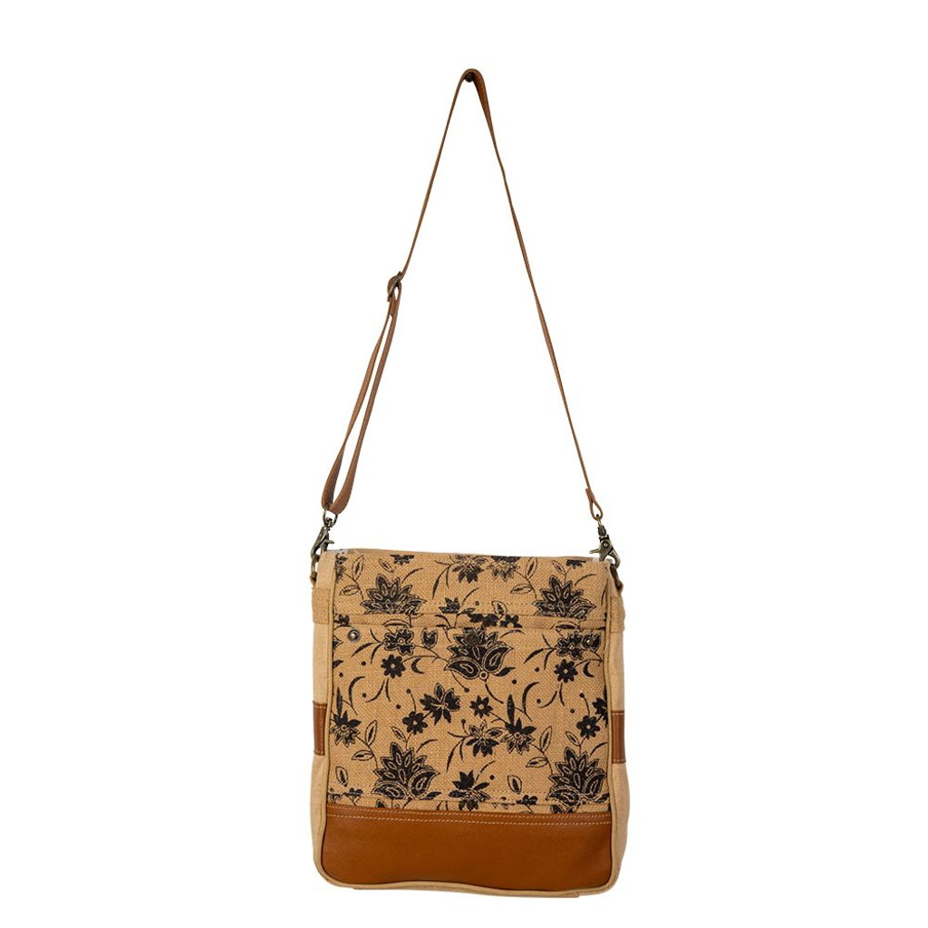 Tazzie Woven Floral Shoulder Bag