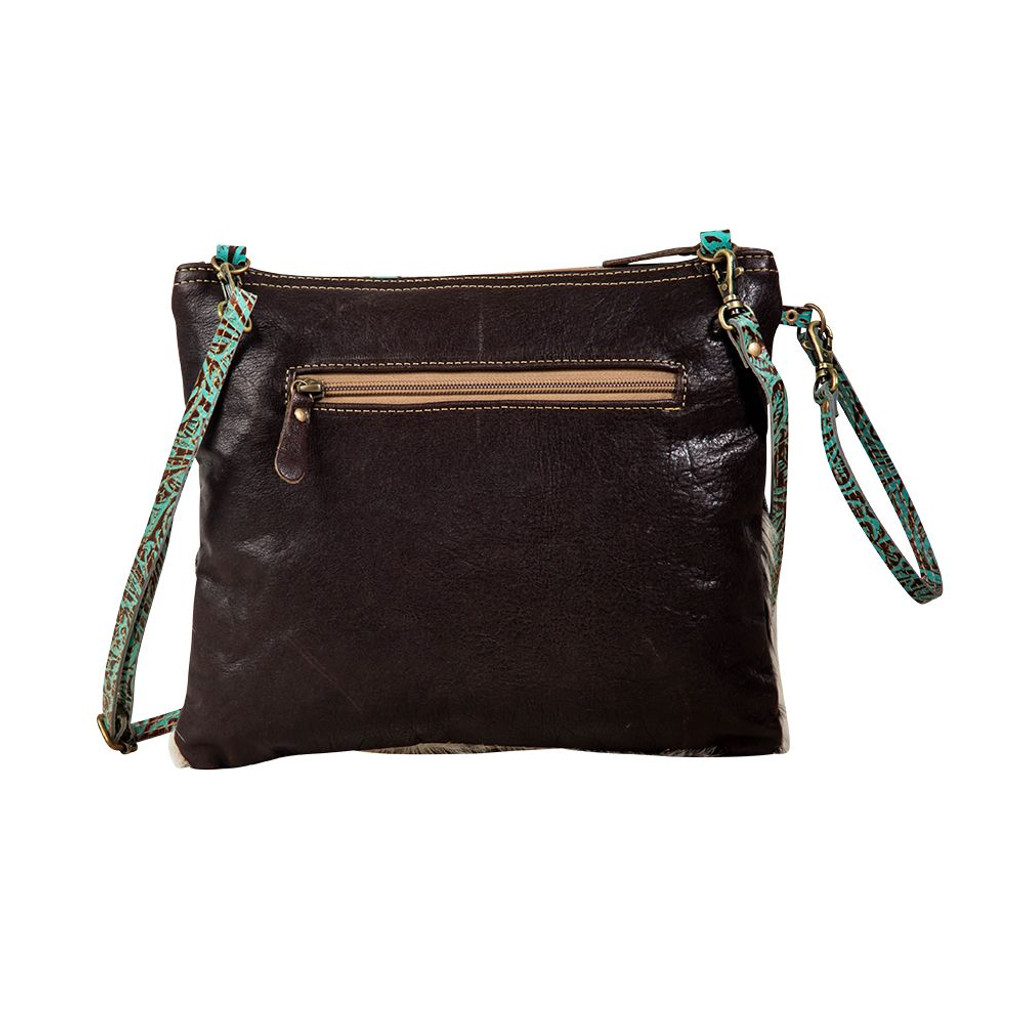 Zapata Leather & hair-on Hide Shoulder Bag