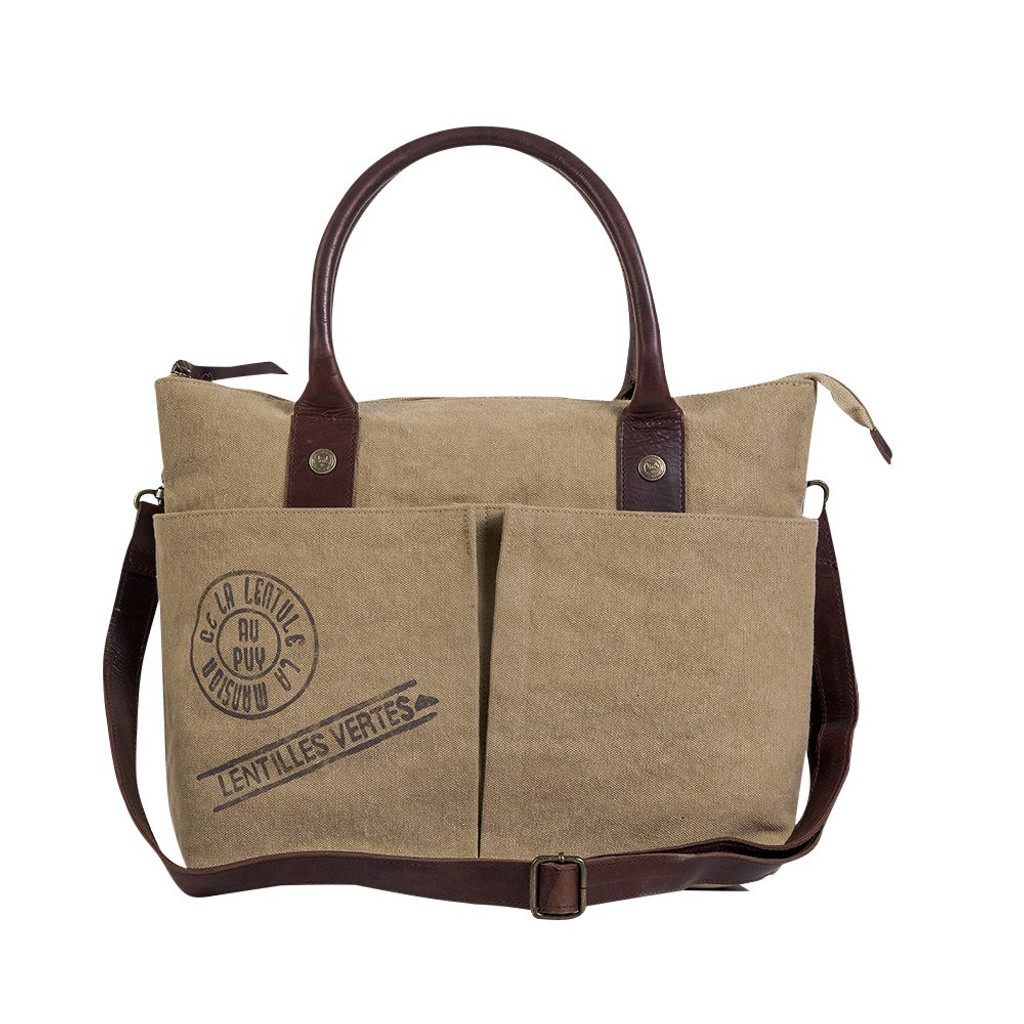 Lentilles Vintage-Look Shoulder Bag