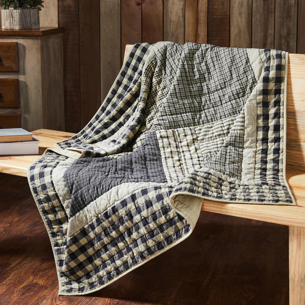 My Country Quilted Throw Blanket