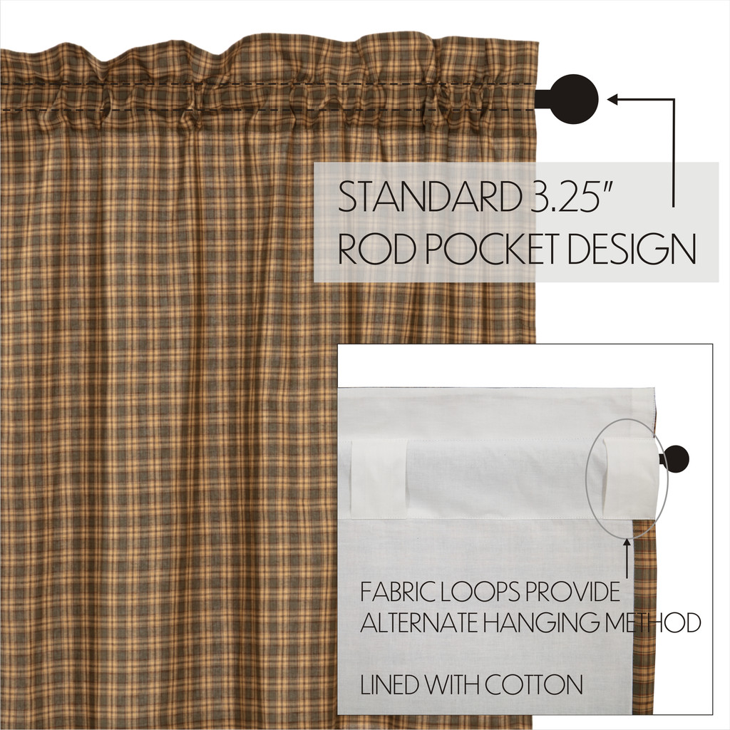 Cedar Ridge Scalloped Swag 36 x 36"