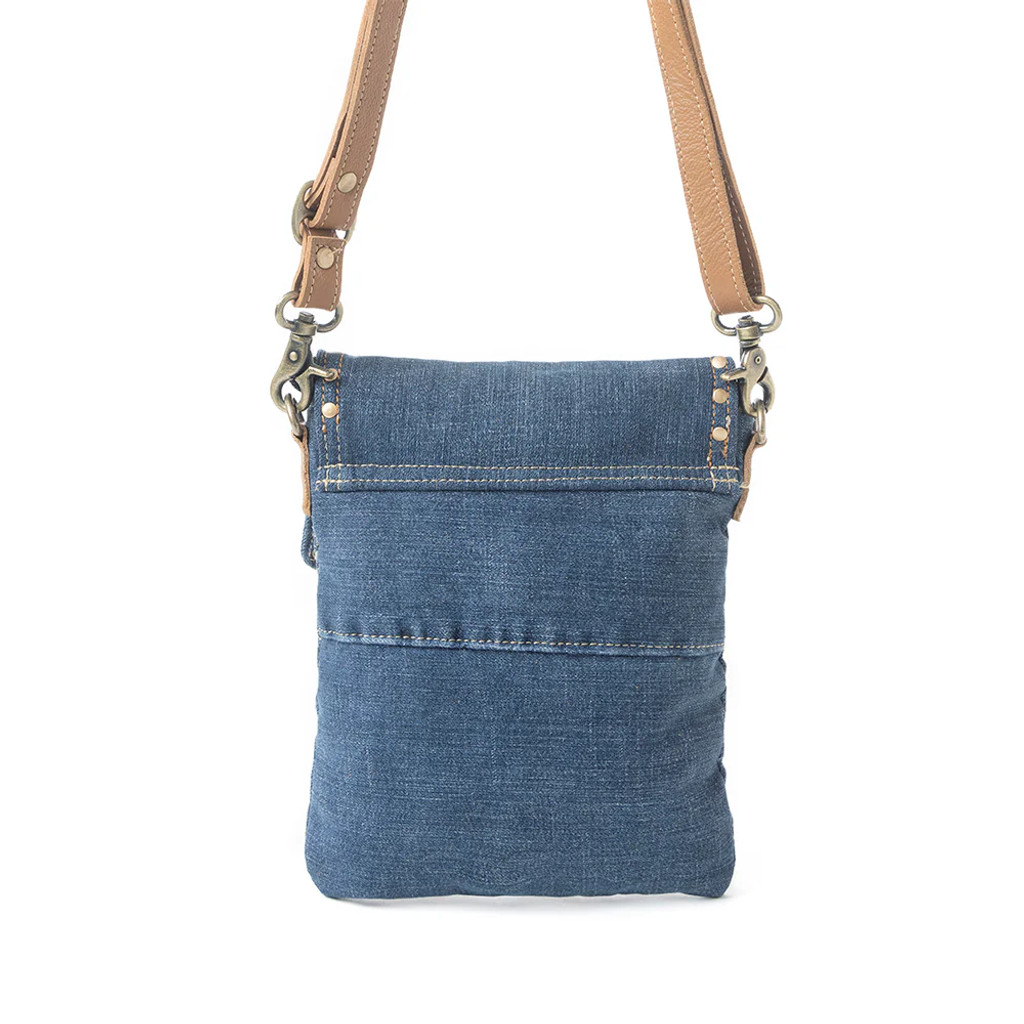 Dahlia Denim Small Crossbody Bag