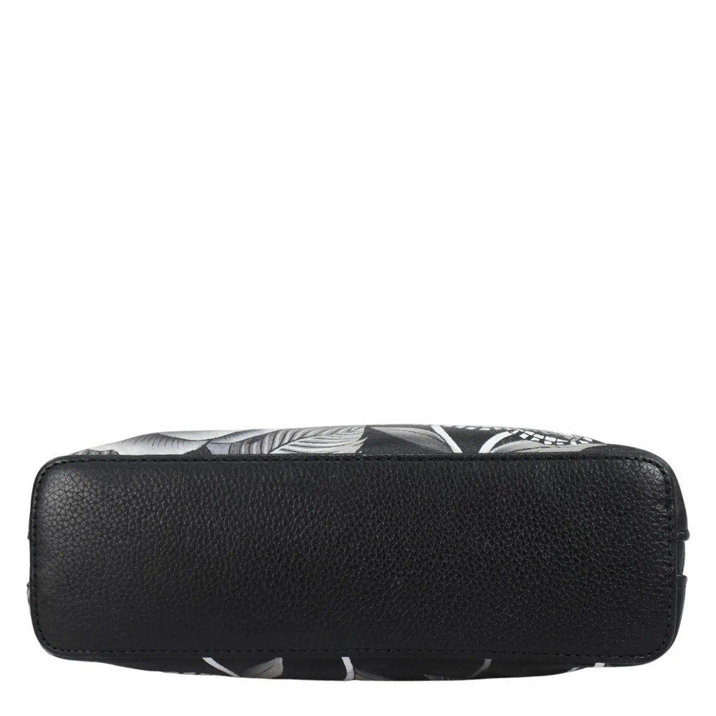 Small Zip Around Hand-Painted Crossbody Handbag