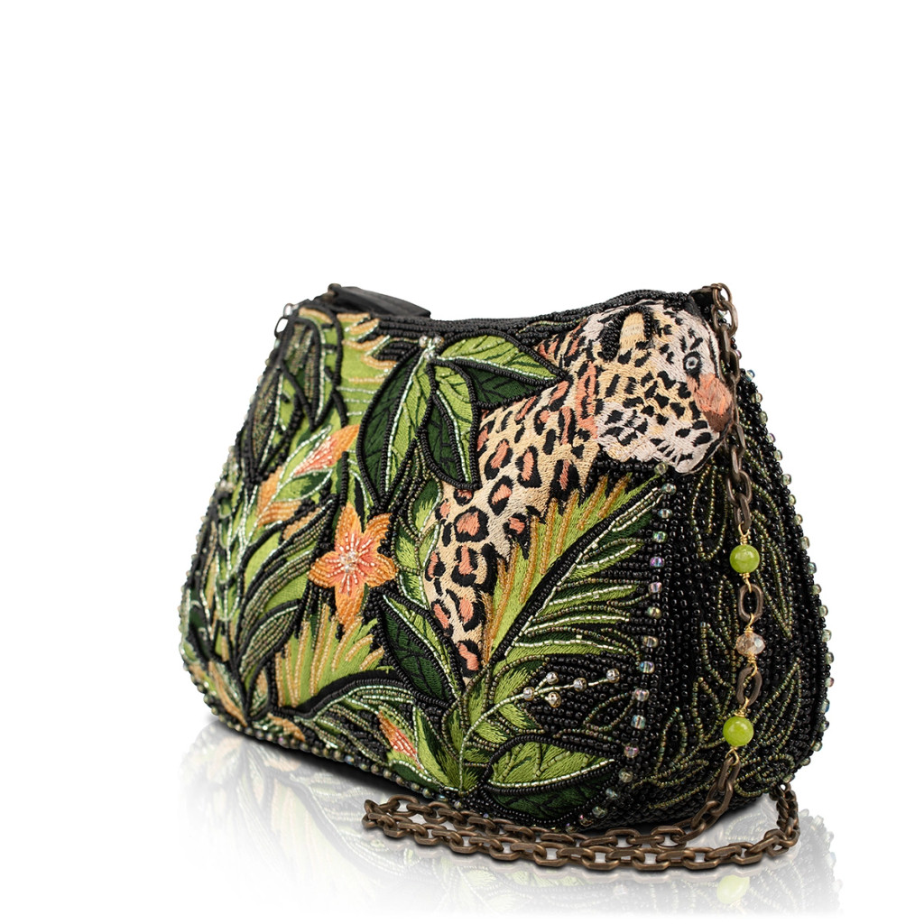 Spot On Leopard Beaded Purse