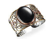 Black Onyx Cuff Bracelet