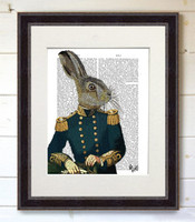 Lieutenant Hare in Black Frame