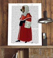 Basset Hound Judge Full Image Matted 