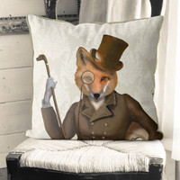 Bounder Fox Pillow Cover