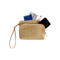 Sloane Wristlet in Gold