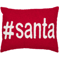 #Santa Toss Pillow