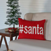 #Santa Toss Pillow