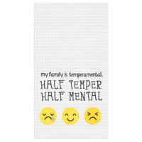 Family is Temperamental Waffle Towel